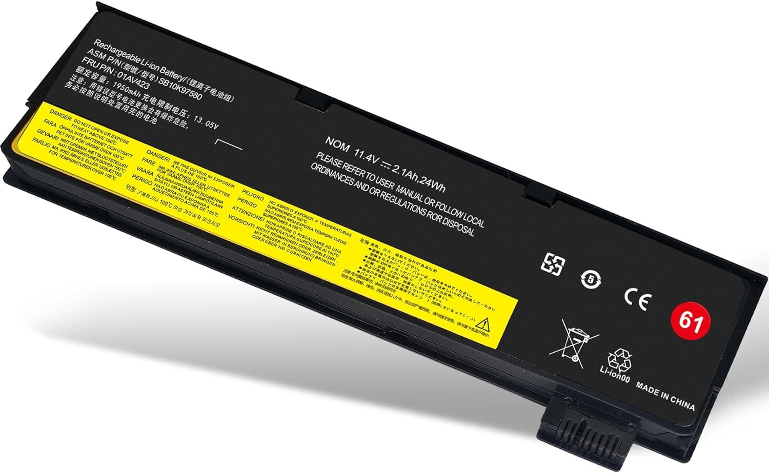 R & I SB10K97580 01AV422 01AV423 Laptop Battery Compatible with Lenovo ThinkPad A475 A485 T470 T570 T480 T580 P51S P52S TP25 Series 01AV424 01AV452 01AV490 SB10K97579 SB10K97597 61 11.4V 24WH (B0D29HSSBS) Amazon Price History, Amazon Price Tracker