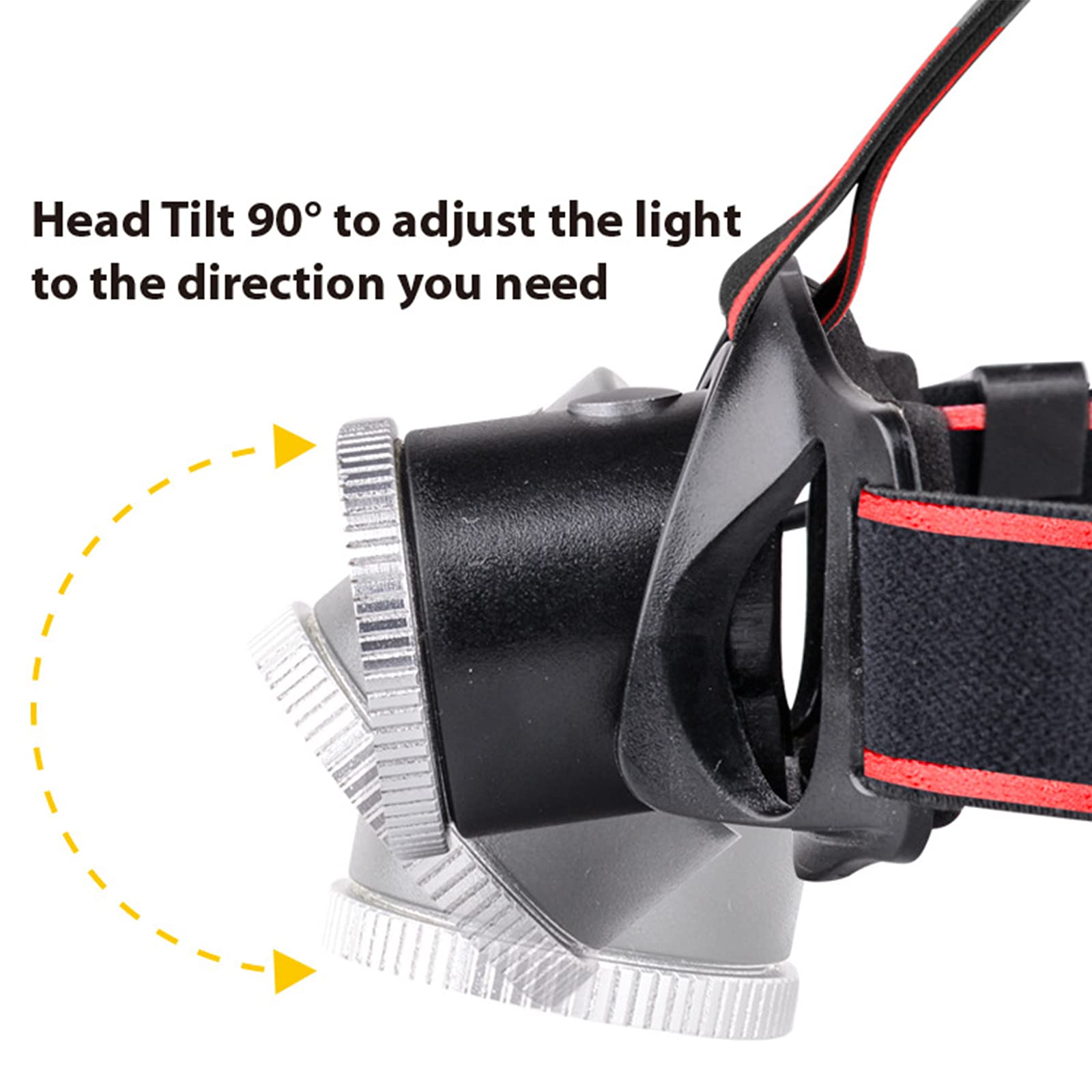 FARO LED 1200MAH Super Luminoso Per Pesca Campeggio Escursionismo (32 - Foto 10