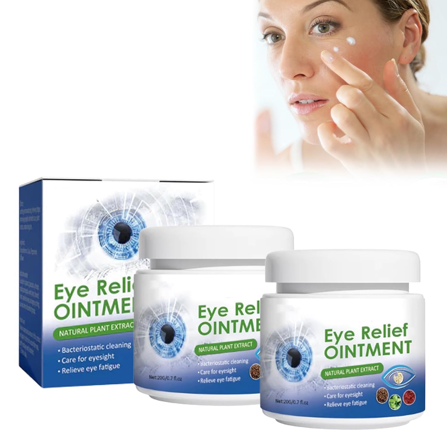 Sanaklinik Lübeck Augen Aexzr Augenentlastungssalbe, beruhigt Augensalbe, Augenschmiersalbe für