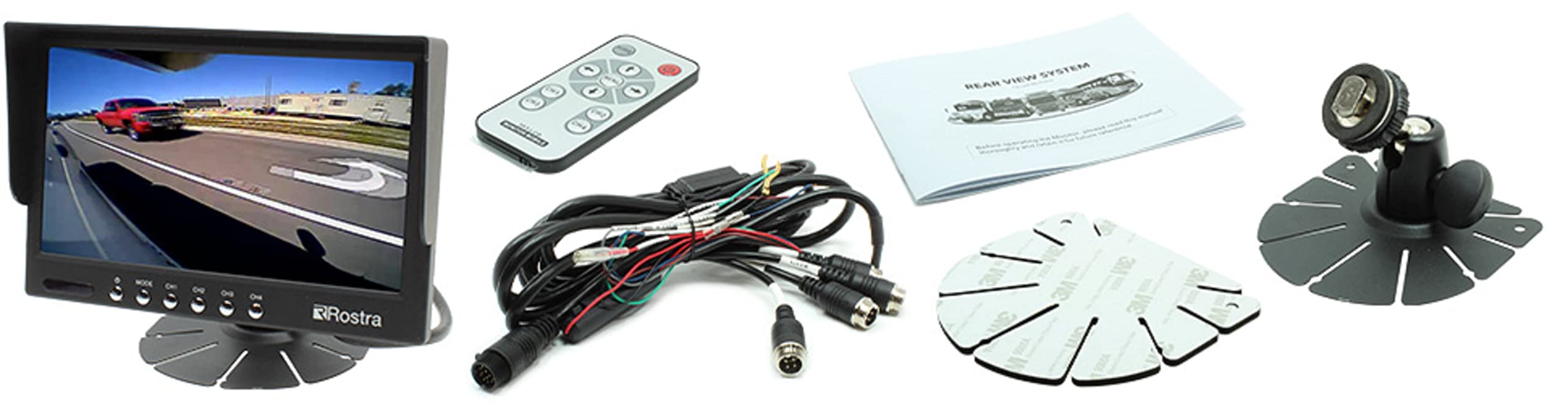 Amazon.com: Rostra Accessories 7in Quad Heavy Duty Multi-Input LCD
