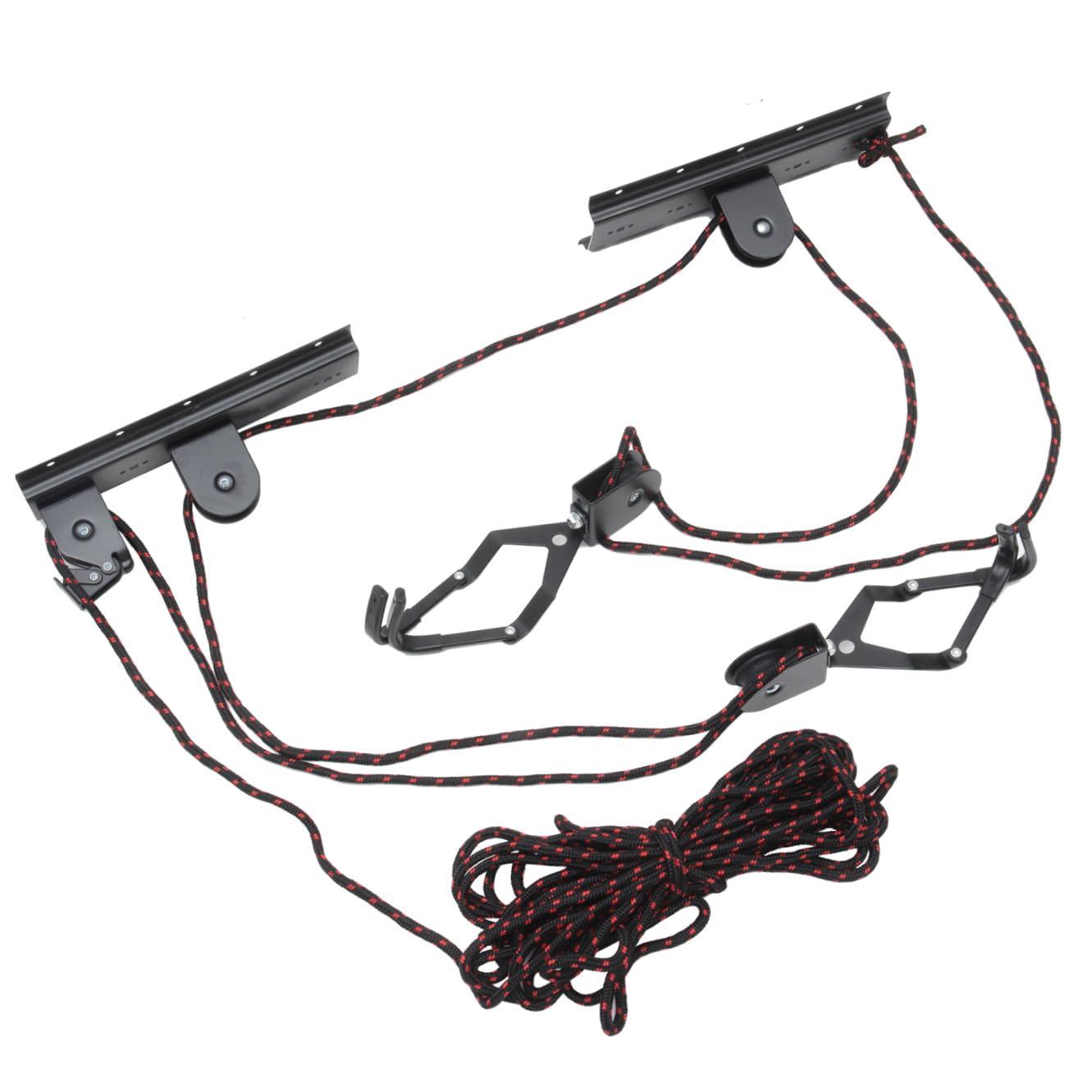 Didiseaon Soporte de Pared para Bicicletas Colgador Interior Negro, 1 Juego
