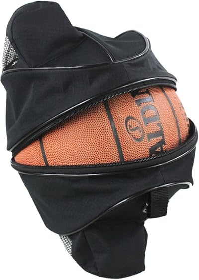 Borse a Tracolla Borsa per Pallone da Pallacanestro Borse da allenamento Accessori per Attrezzature Sportive per Sport Pallacanestro Tennis Pallavolo Palestra, Nero
