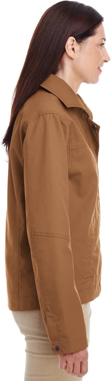 Harriton Ladies' Auxiliary Canvas Work Jacket 3XL DUCK BROWN
