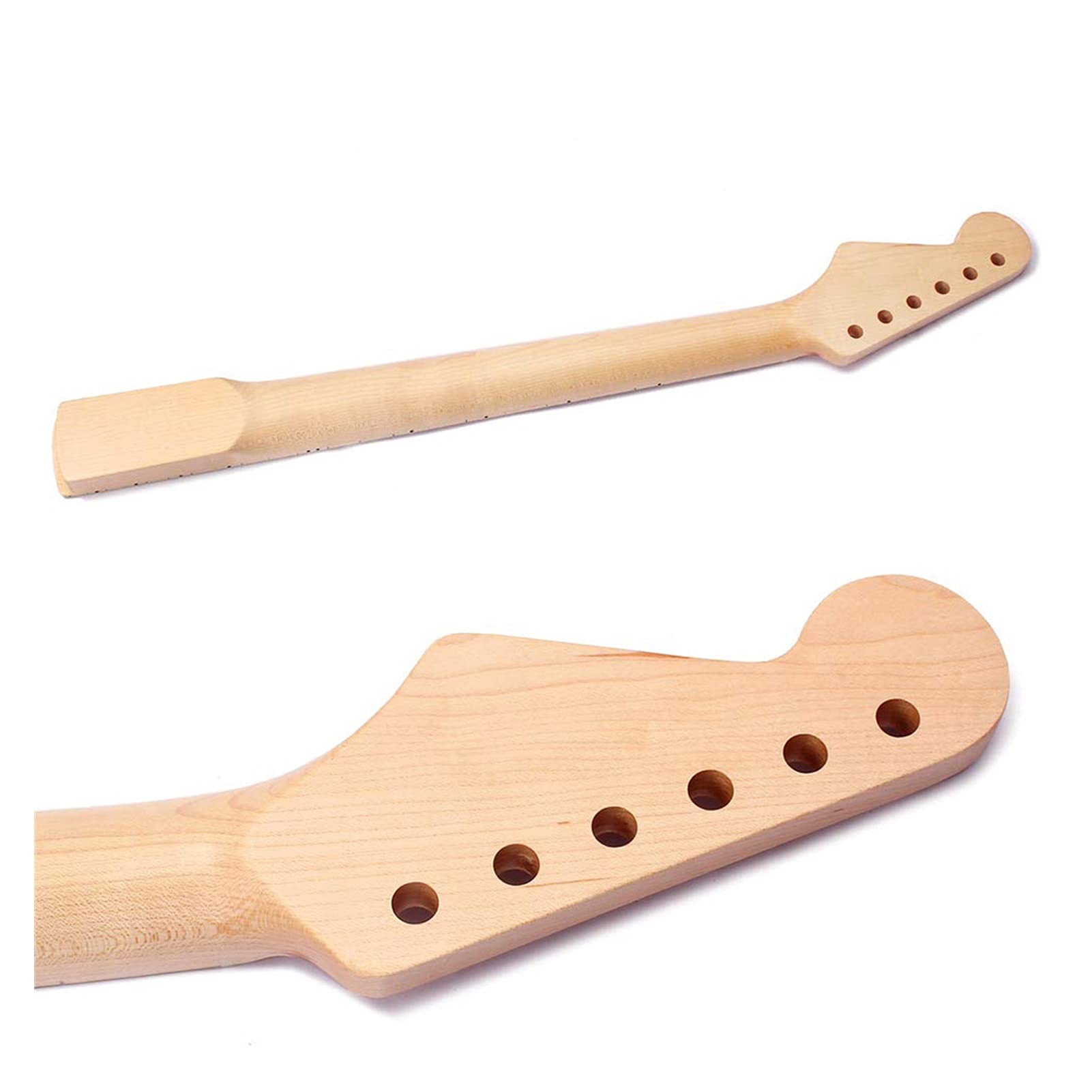 BOLZAN WZUNHUANG 22 E-Gitarren-Hals-Ahorn-Nacken-Palisander-Griffbrett ohne Rückseite der Mittellinie Fit für Fender-Strat Großhandel Dropshipping