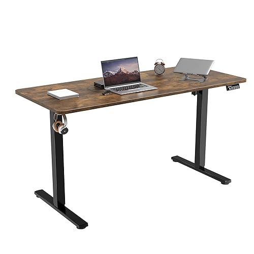 ERGOMAKER 55" Electric Standing Desk, Adjustable Height, Sit Stand Up