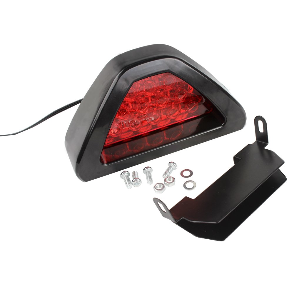 Feu de frein moto universel avec support et indicateur LED d'arrêt - 8