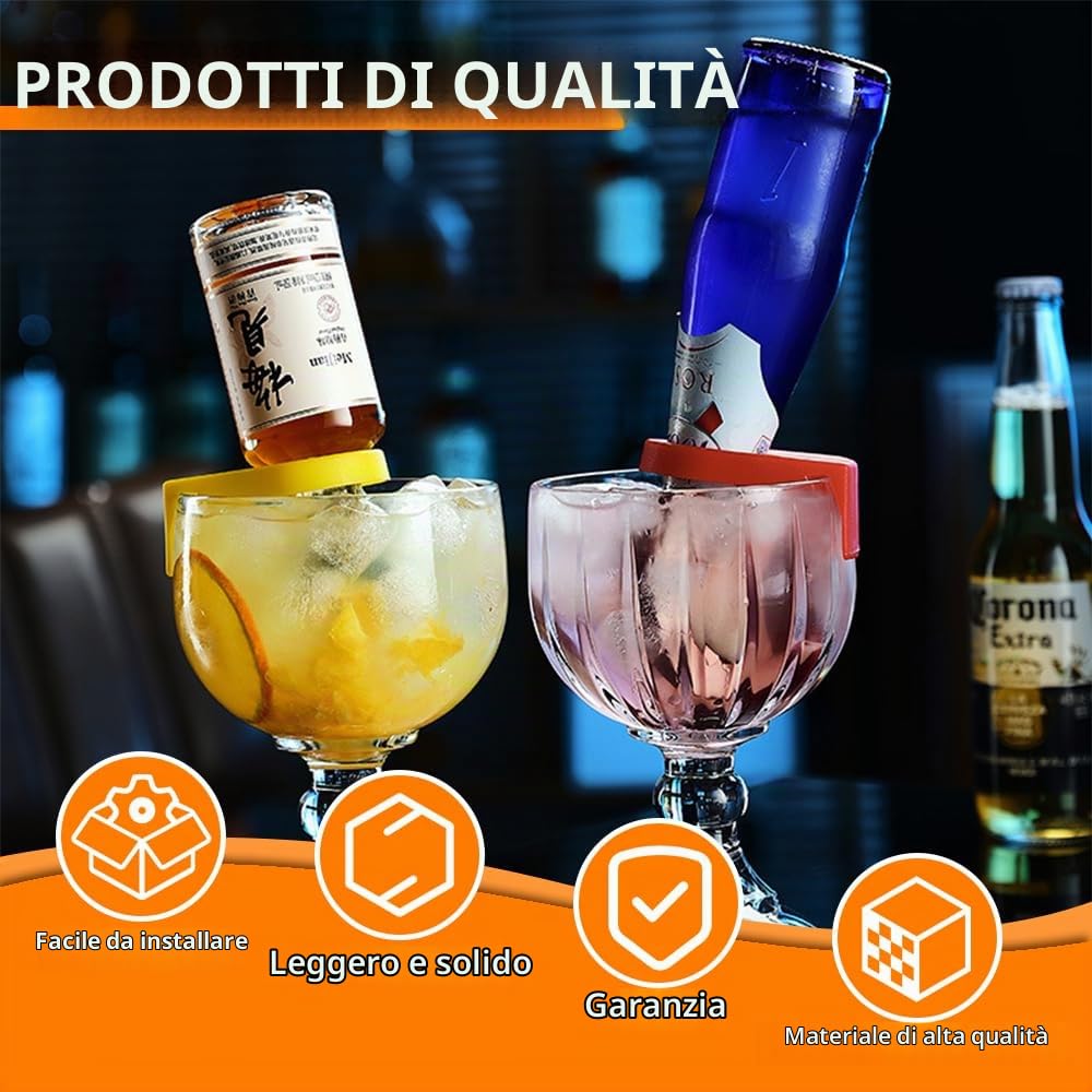 9 Pezzi Fermagli in Plastica Bottiglia Bottiglia di Birra Fibbie | Drink Clip Bevande Clips Bottiglia Porta Porta Birra Cocktail Snap Fermagli per Bevande per Bar Home Cucina Party