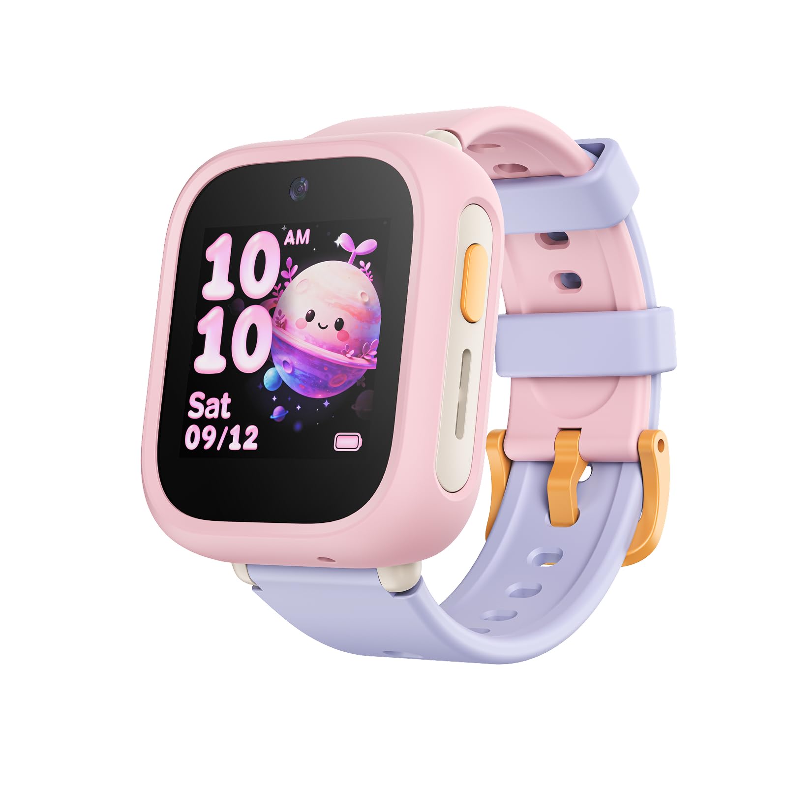 TCL Kids Watch K5, Fine, sûre, GPS précis, appels vidéo, RGPD, Nano-SIM, Rose