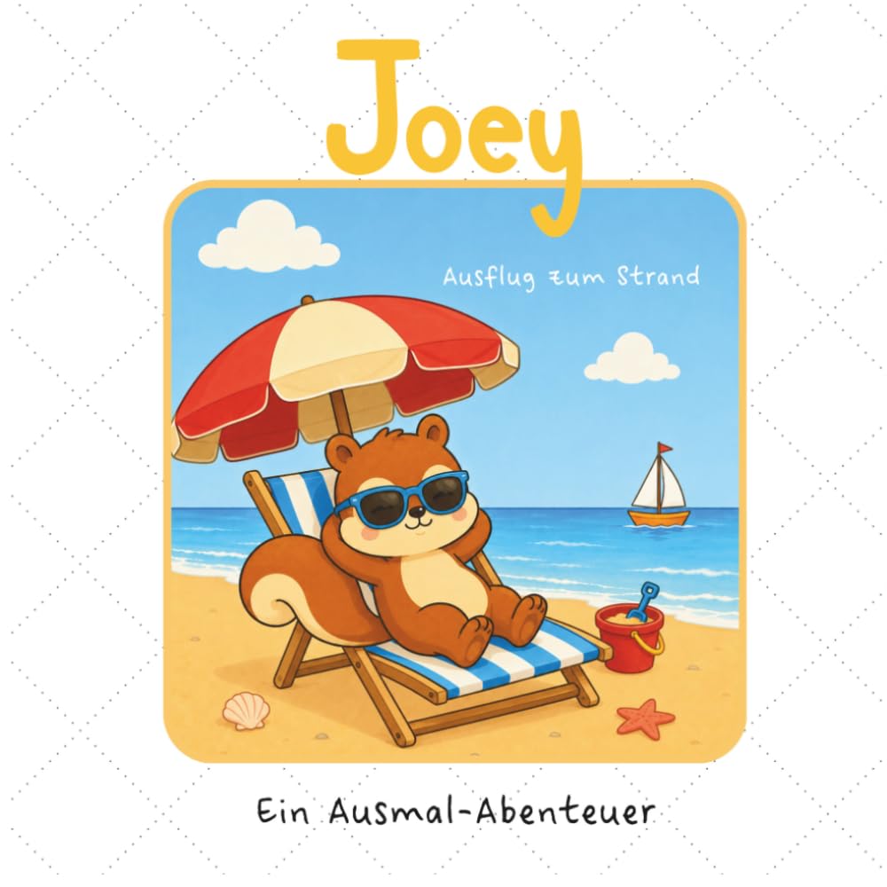 Joey - Ein Ausmal-Abenteuer: Ausflug zum Strand