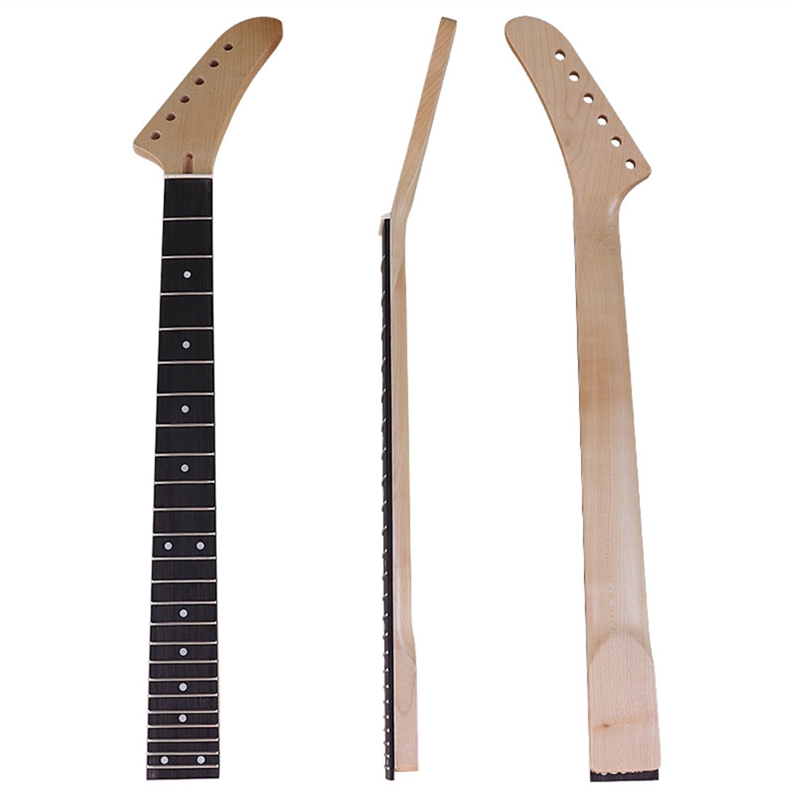 24 Tasti Acero Canadese Palissandro Manico Per Chitarra Elettrica Parti Di Ricambio Manico Chitarra Baritono Universale Manico Basso Jazz Utensile