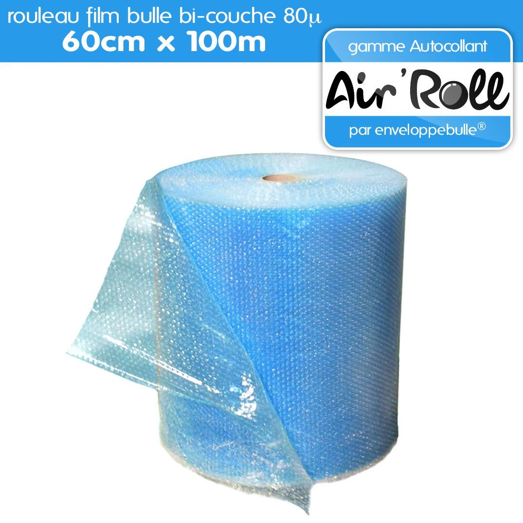 Rotolo di pellicola Bolle d' aria autoadesivo 60 cm x 100 m