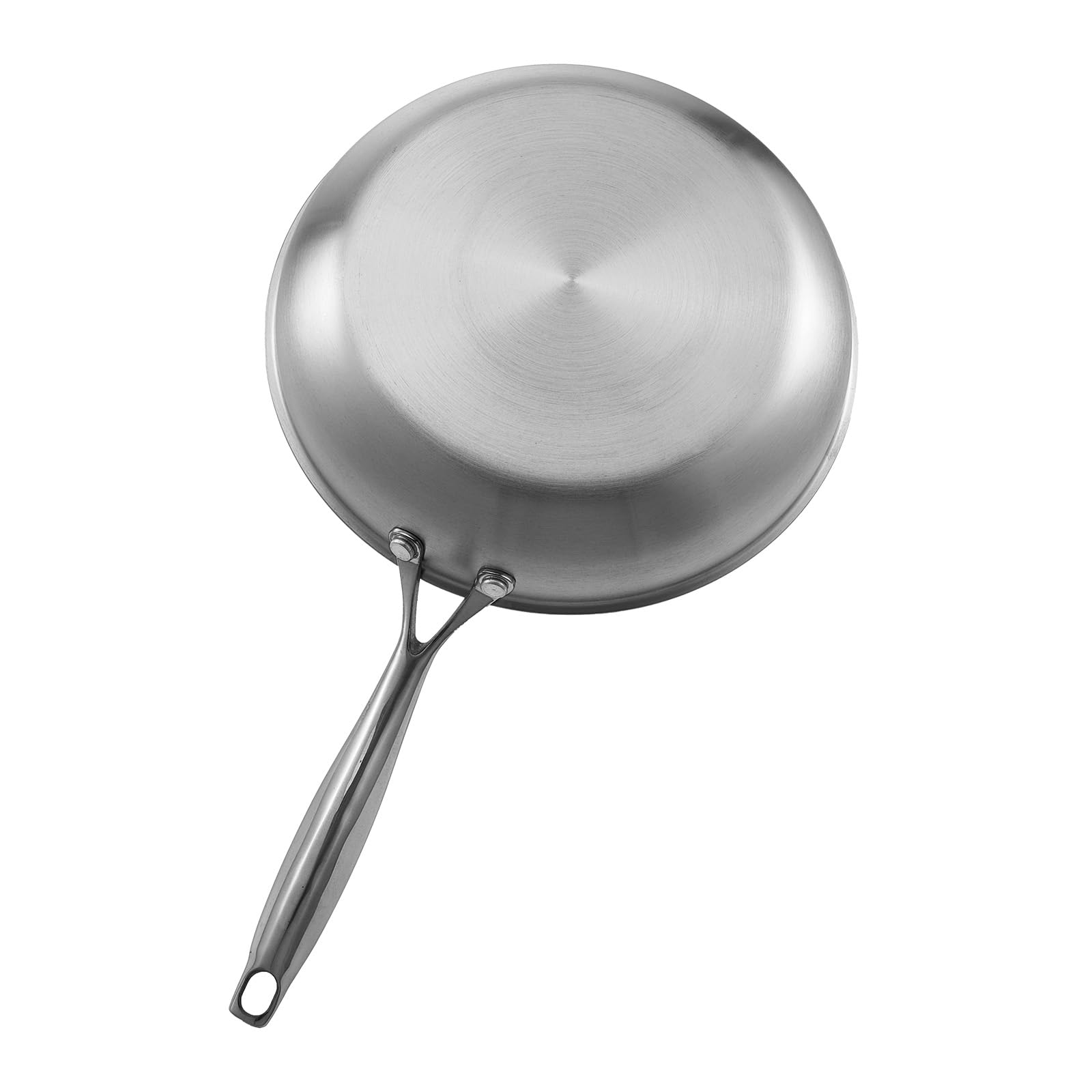 VEVOR Trójwarstwowa patelnia ze stali nierdzewnej, 3-częściowa (240, 280, 320 mm), patelnia do gotowania z odpornym na wysokie temperatury, naczynia kuchenne szefa kuchni, piekarnik, gazowe
