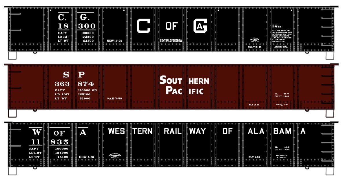Accurail HO 41' Steel Gondola 3-Car Set