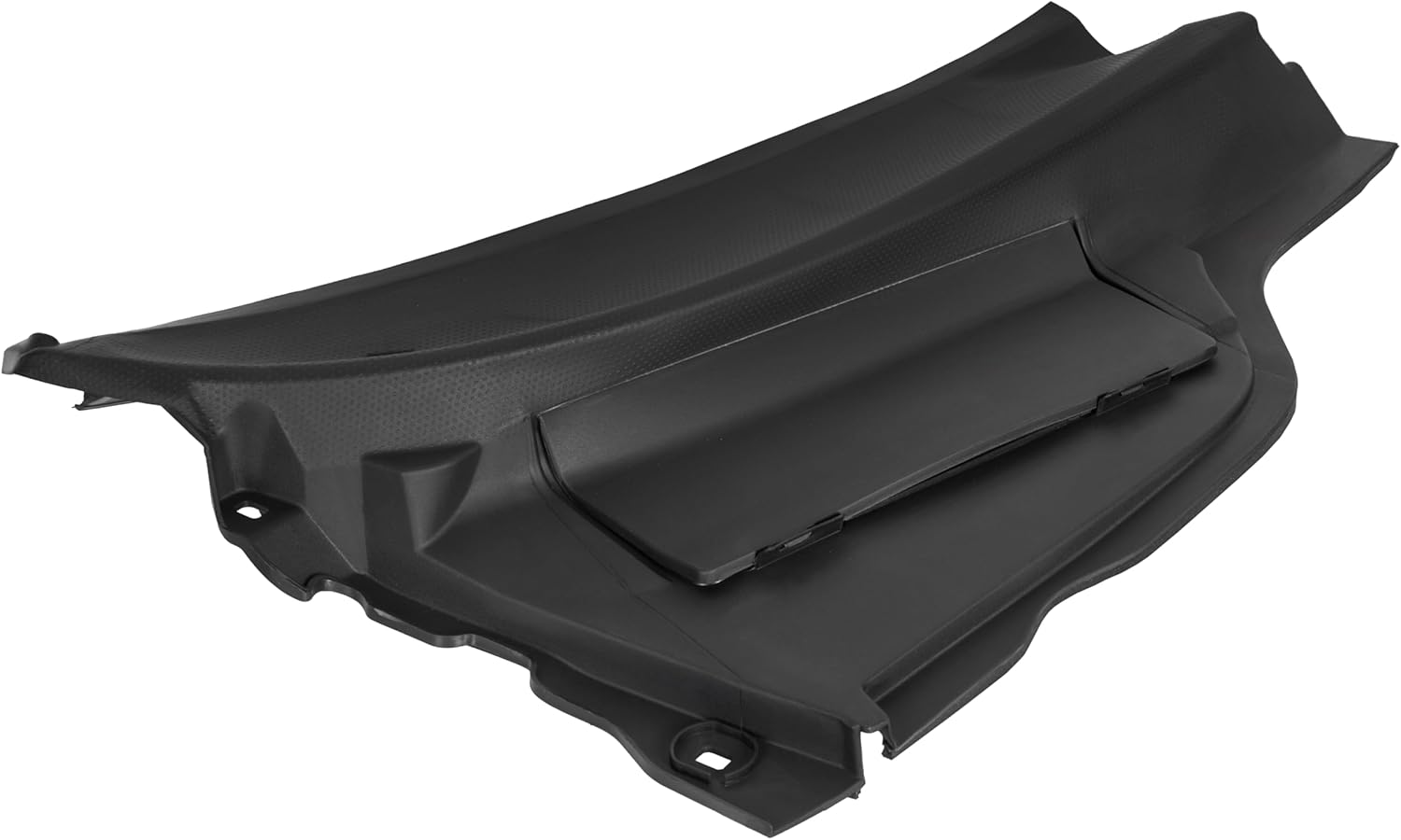 ECOTRIC Front Wiper Cowl Panel Compatible with 2007-2015 Mini Cooper Windshield Motor Cowl Cover Apron Vent Grille Replacement for 51132751210 Passenger Right Side Black ABS