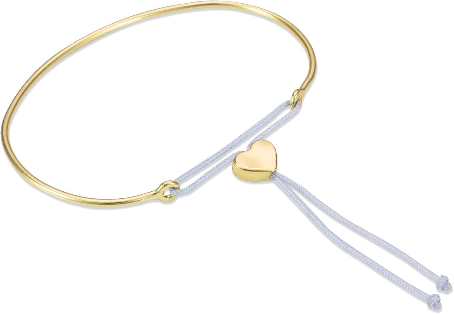 Lucky Feather Reminder 14k Gold Dipped Adjustable Cuff Mantra Bracelet