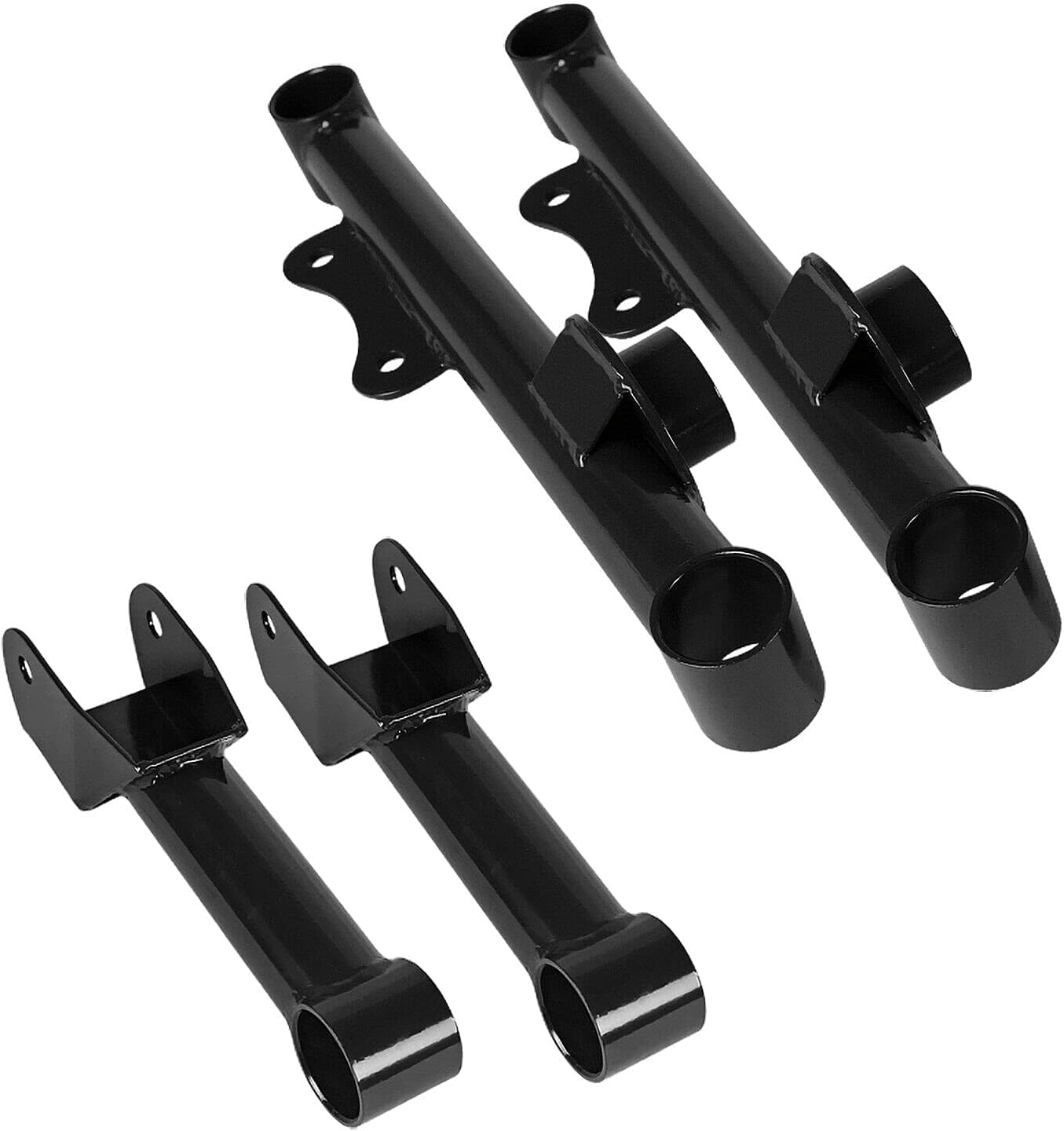 Rear Upper and Lower Control Arm Kit - Made For And Compatible With 1979-2004 Mustangs Black Tubular