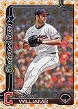 2025 TOPPS SUN FOIL #554 GAVIN WILLIAMS FUTURE STARS CLEVELAND GUARDIANS BASEBALL OFFICIAL TRADING CARD OF MLB