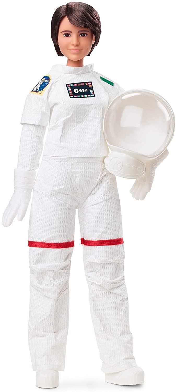 Signature Role Models ESA Astronaut Samantha Cristoforetti Doll (11.5-in Brunette) Wearing Realistic Spacesuit, Gift for 6 Year Olds and Up
