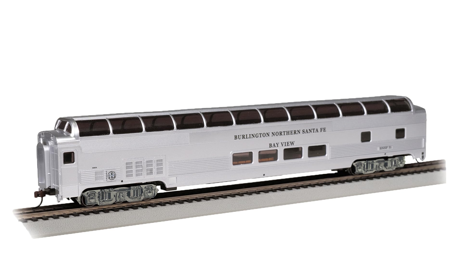 Voiture de tourisme BNSF #31 Bachmann éclairée aux finitions premium