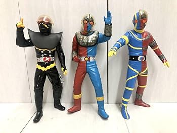 キカイダー ソフビ魂フィギュア4体 キカイダー ソフビ魂フィギュア4体