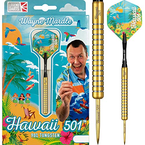Fléchettes pointe en acier Wayne pour animer vos soirées Hawaii 501