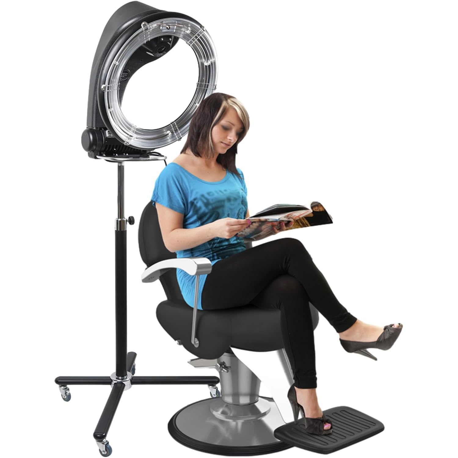 Orbiting Infrared Hair Dryer Hair Color Processor Rotating Hair Processor Perming Machine Rotation Independent Standing Salon Hair Dryer