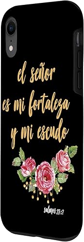 Miniatura 65 de Carcasa para iPhone 11 Salmos El Señor Es Mi Fortaleza Biblia Cristiana