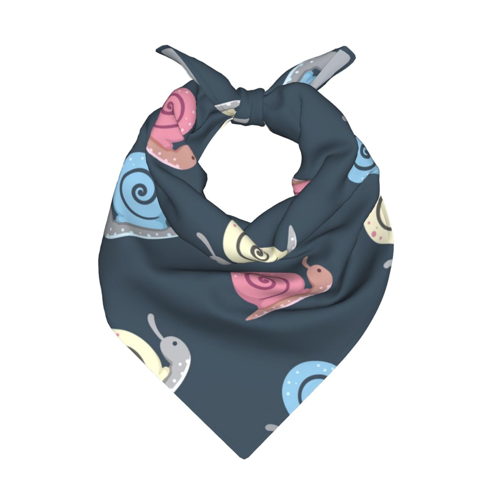 Poadnly Cute Cartoon Snails,Bandana Scarf for Men and Women - Stylish & Versatile Bandanas For Neck and Head Wear