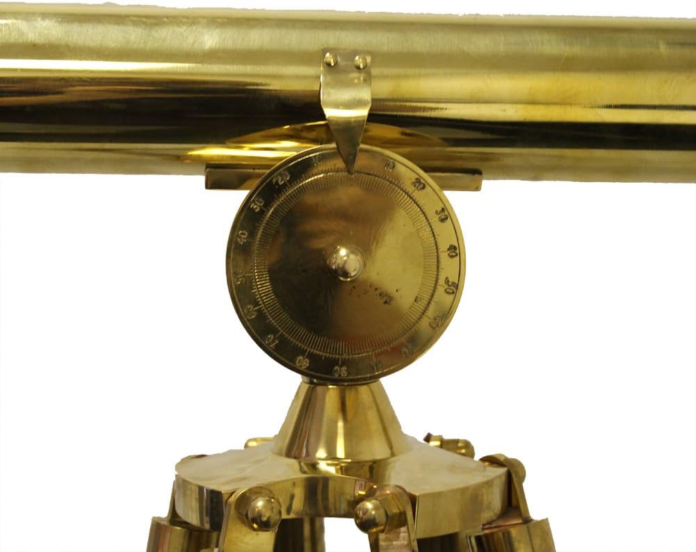 32x Magnification Brass Harbormaster Telescope: Nautical Ship