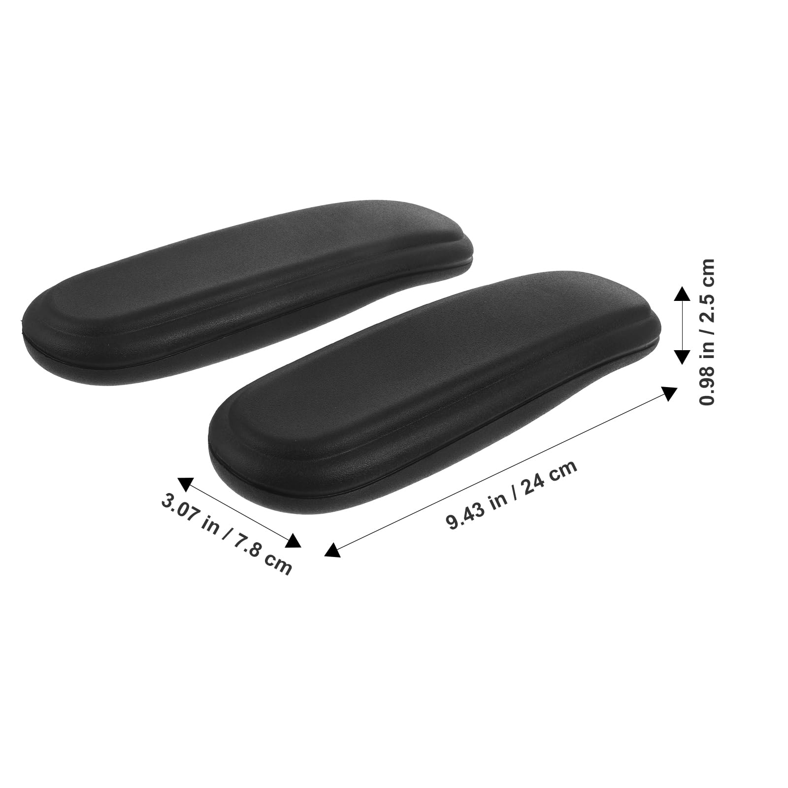 Almohadillas ergonómicas de Espuma viscoelástica para reposabrazos de Silla de Oficina, Fundas para reposabrazos de Silla de Juego para aliviar la presión del Codo y el antebrazo, Ajuste elástico