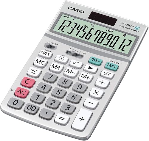 CASIO Calculadora de escritorio JF-120ECO