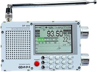 Juego de radio digital portátil, Multi-idioma Pantalla táctil a color de 2.8 pulgadas Radio de alta sensibilidad Banda completa FM AM FM Radio de onda corta, con batería de 5000 mAh (blanco)