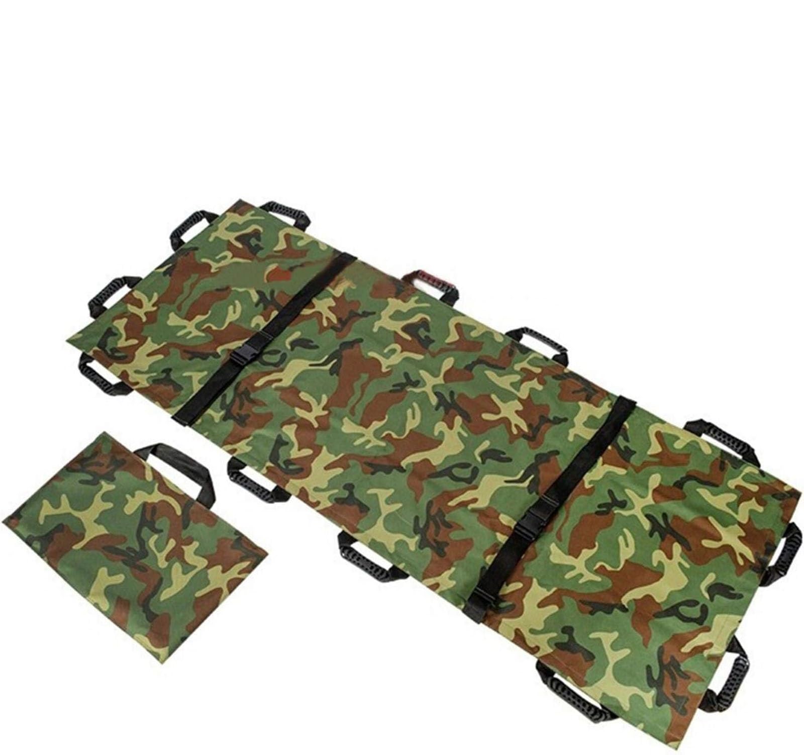 SWENEEN Foldable Stretcher,Portable Soft 12Handles Oxford Cloth Household Emergency Rescue Back Stretcher Foldable Patient Mover Rescue Transport Travel Size Roll Stretcher For H,A