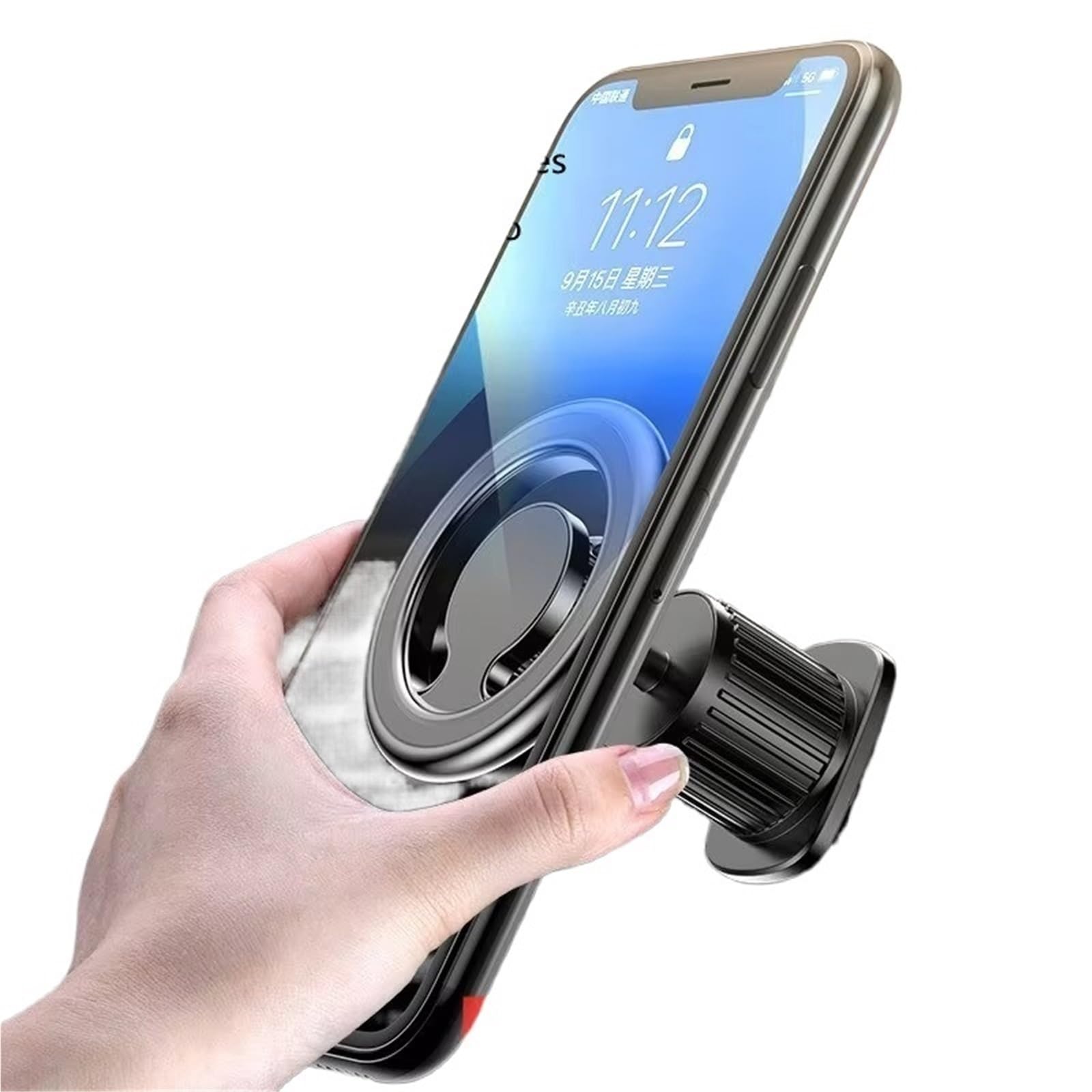 Per IPhone 16 15 14 Per Pro Per Max Supporto Magnetico Bocchetta Dell'aria Auto Supporto Telefono Cellulare Magnetico Macsafe Porta Cellulare Auto(Air Vent Black)