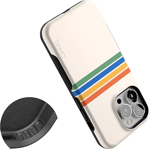 Vista 448 de Casely iPhone 13 Pro Case Compatible with MagSafe Blue Marble Case