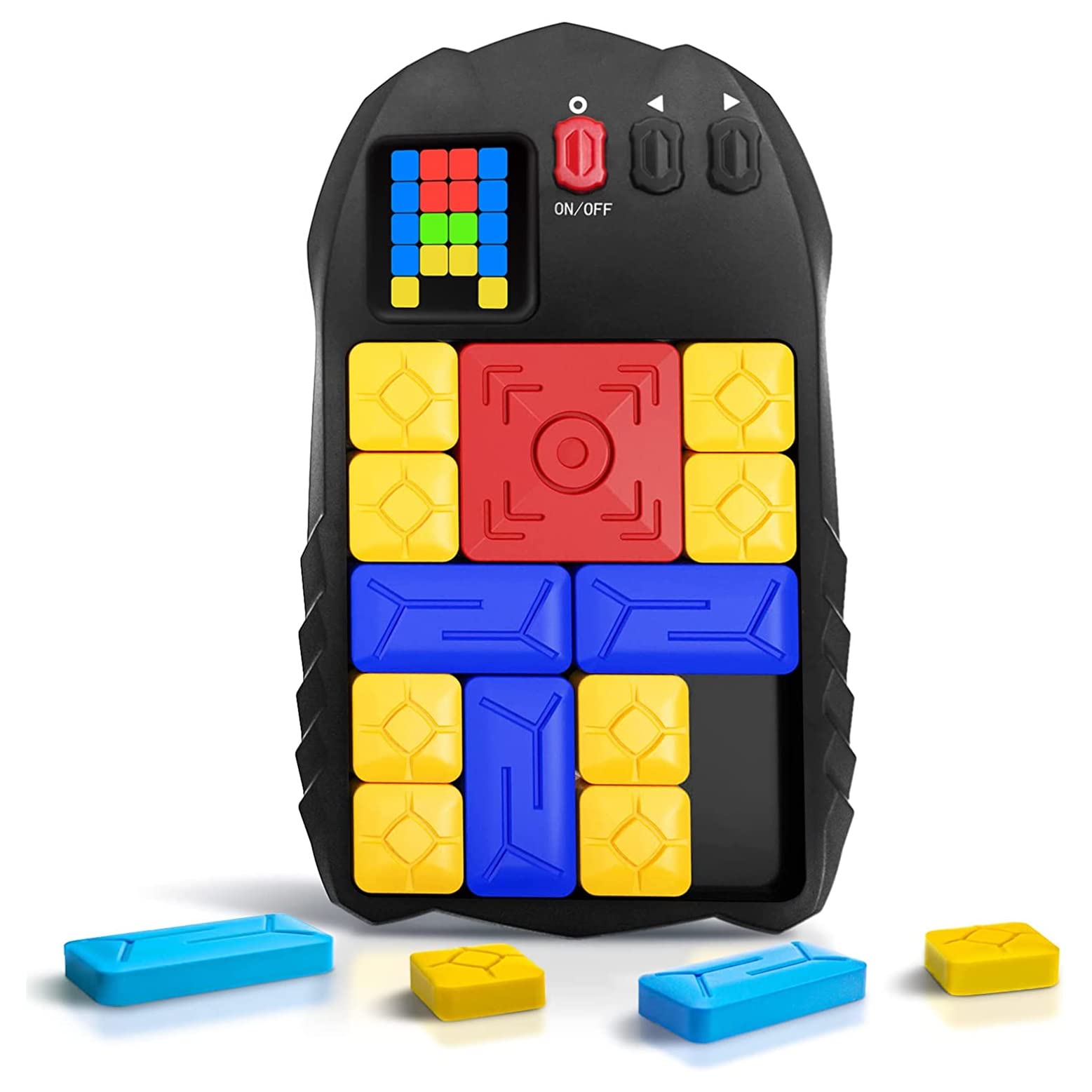 Masroo Slide Puzzle Games, 500+ Level Super Slide Games Brain Teaser Puzzles Travel Fidget Toys Handheld Games Console STEM Learning Toys Gift for Kids Teens Adults