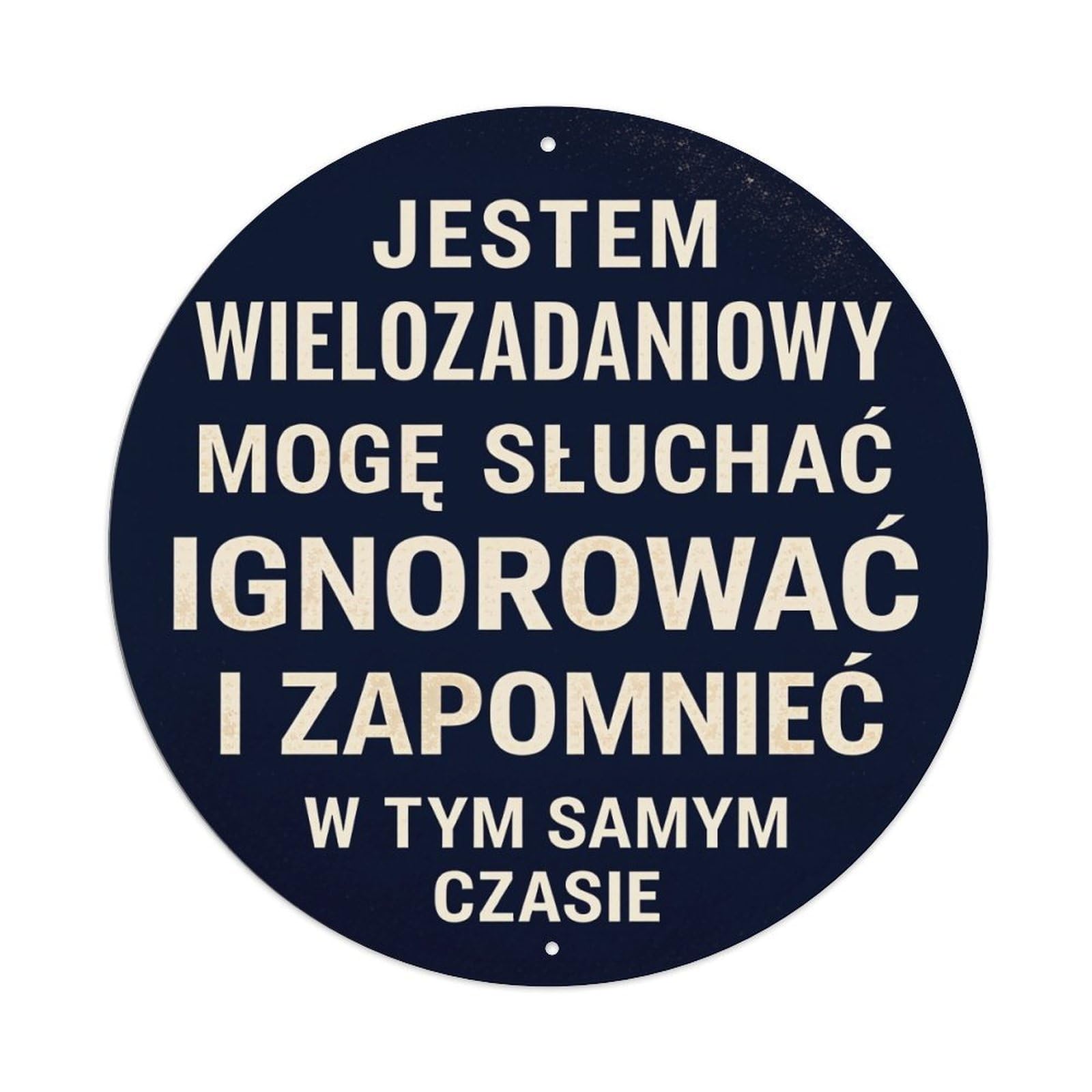 I Am Multitasking I Can Listen Ignore And Forget at The Same Time Metal Tin Sign Vintage Garden Bedroom Cafe Bar Man Cave Home Wall Decor Metal Poster 8x8 inches
