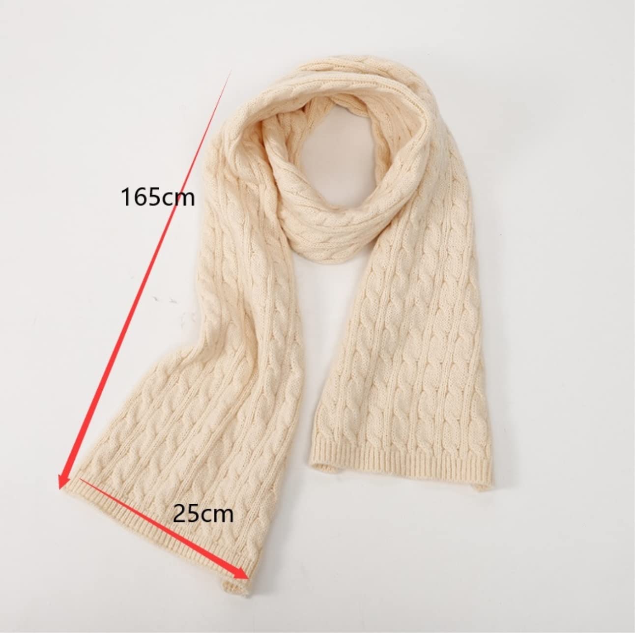 Sciarpe Sciarpa Invernale Unisex Lavorata A Maglia Sciarpa Lunga Dolce Calda Per Ragazze Sciarpe da donna