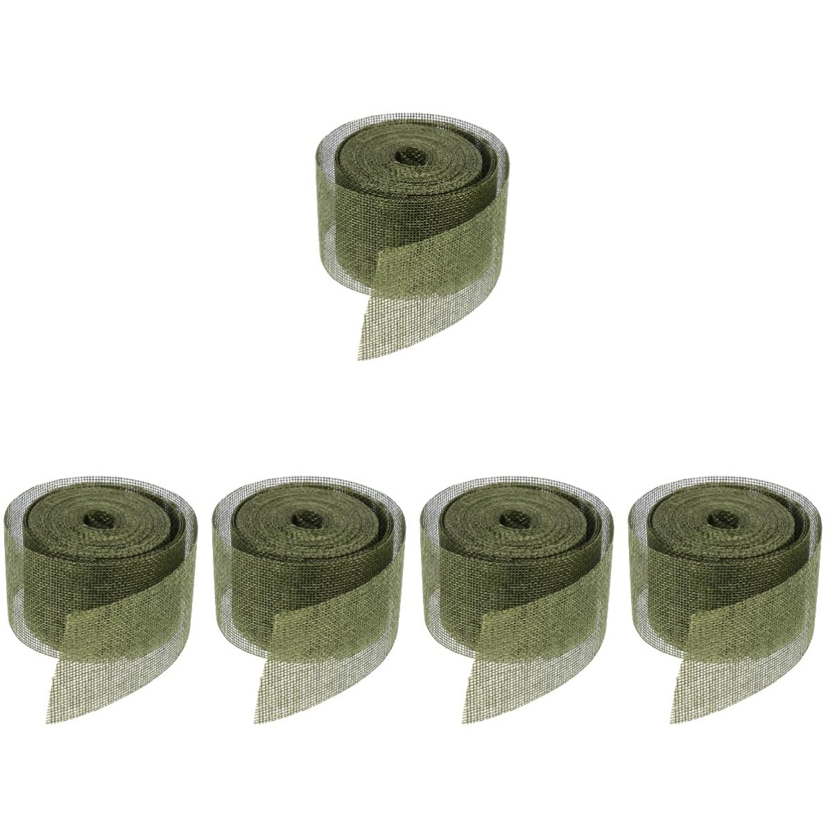 EXCEART 5rollos Cinta Decorativa Metros Para Manualidades Decoración De Bodas y Fiestas Resistente y Duradera Para Envolver y Crear Arreglos