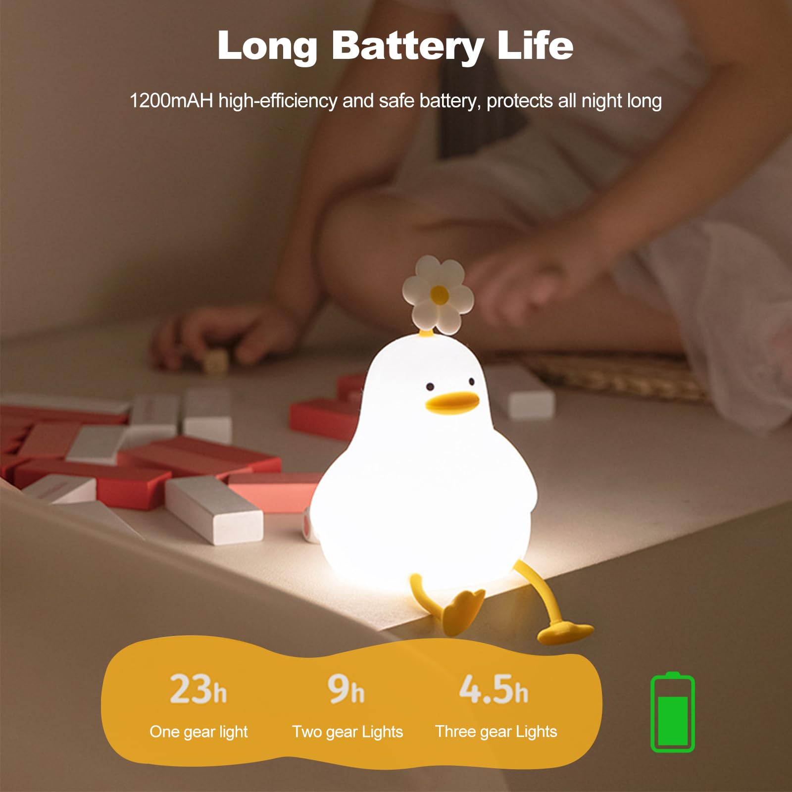 Ergocar mignon la lumière de nuit pour enfants est composée de matériaux de silicone sûrs. Peut être ajusté dans les chambres des enfants de différentes couleurs pour décorer les veilleuses.