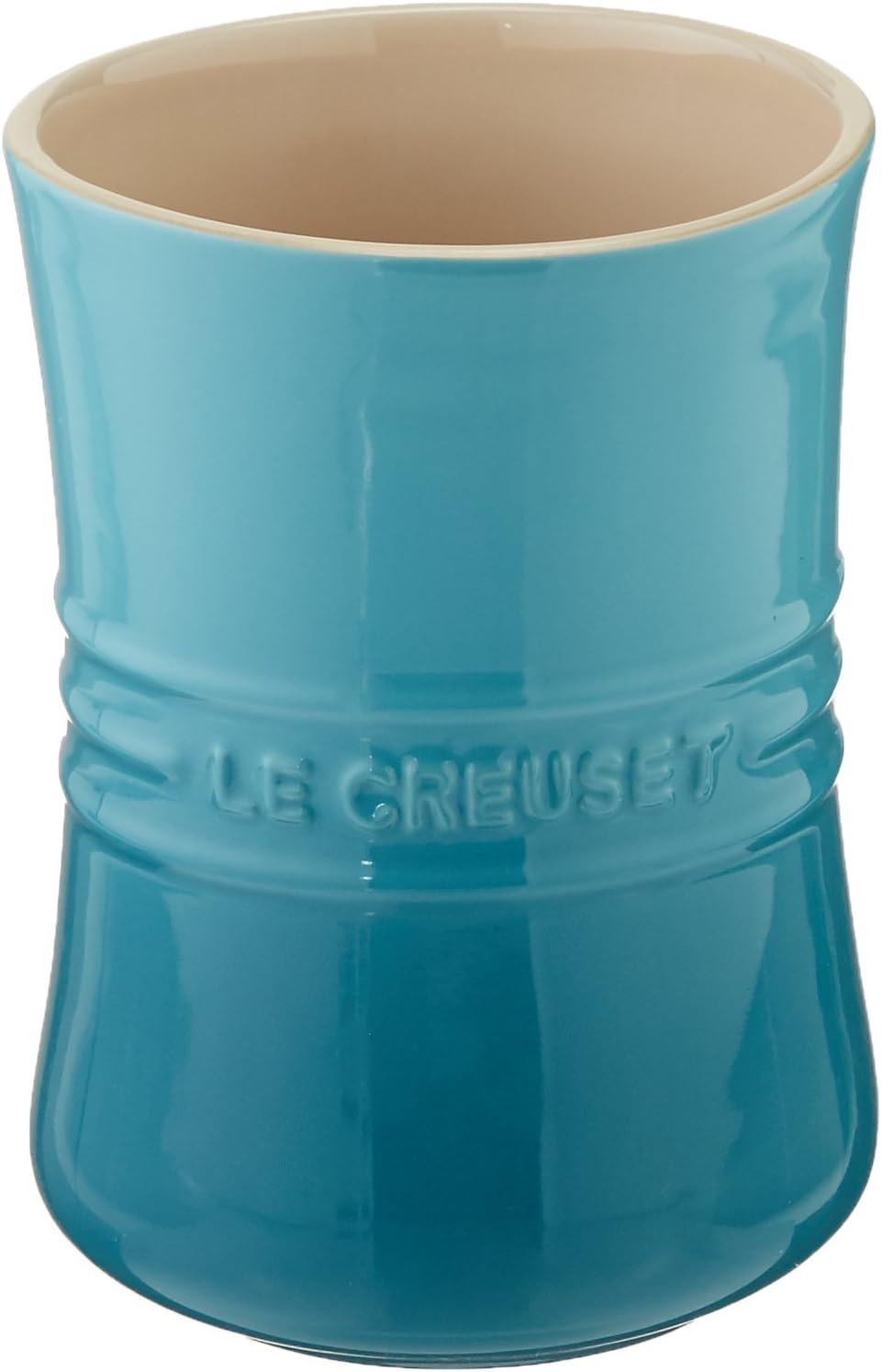 Le Creuset Stoneware Utensil Crock, 1 qt., Caribbean Home