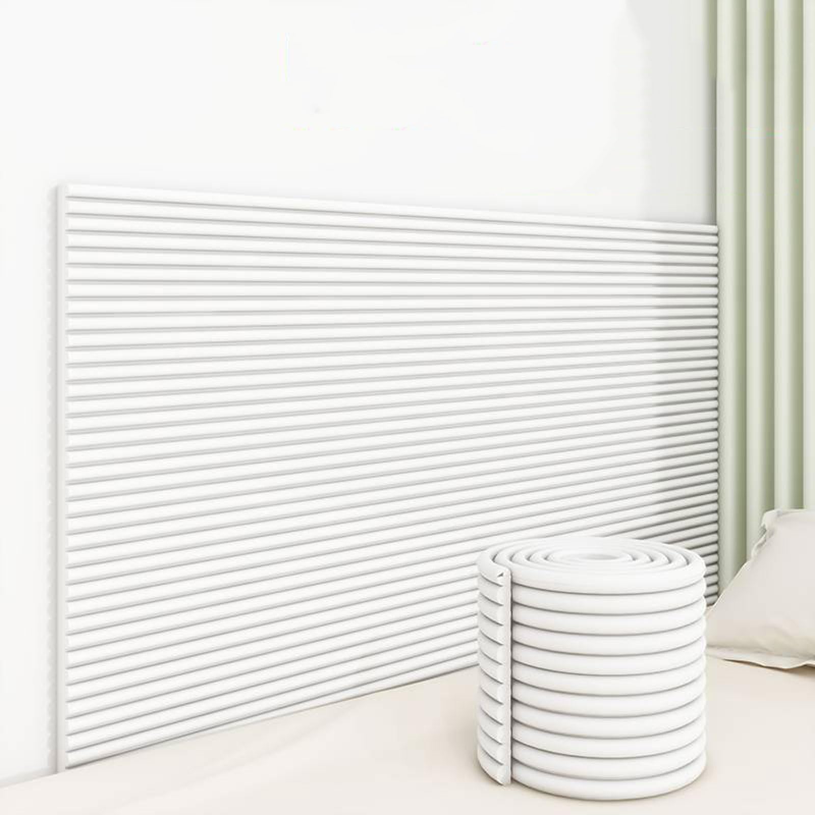 Aocet 7.9" x 78.7" Padded Wall Panels for Kids, Upholstered Wall Panels Self-Adhesive, Anti-Collision Wall Padding Wall Cushion for Bedroom/Playroom/