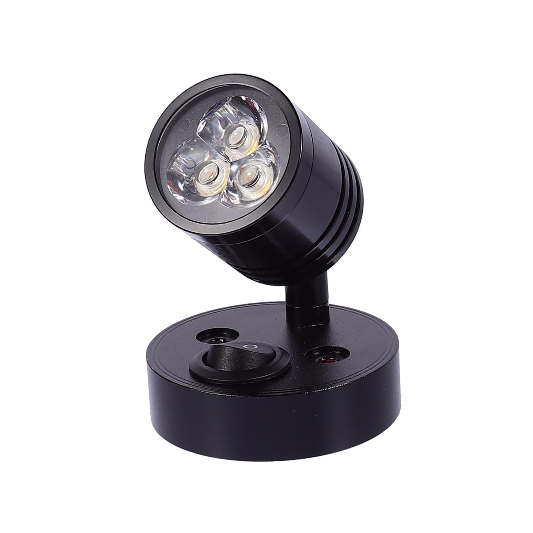 Hemobllo Plafonnier Corps Réglable LED 12v pour Camping-car en Aluminium Noir Lampe Murale LED et Protection Environnementale, Éclairage Intérieur Polyvalent