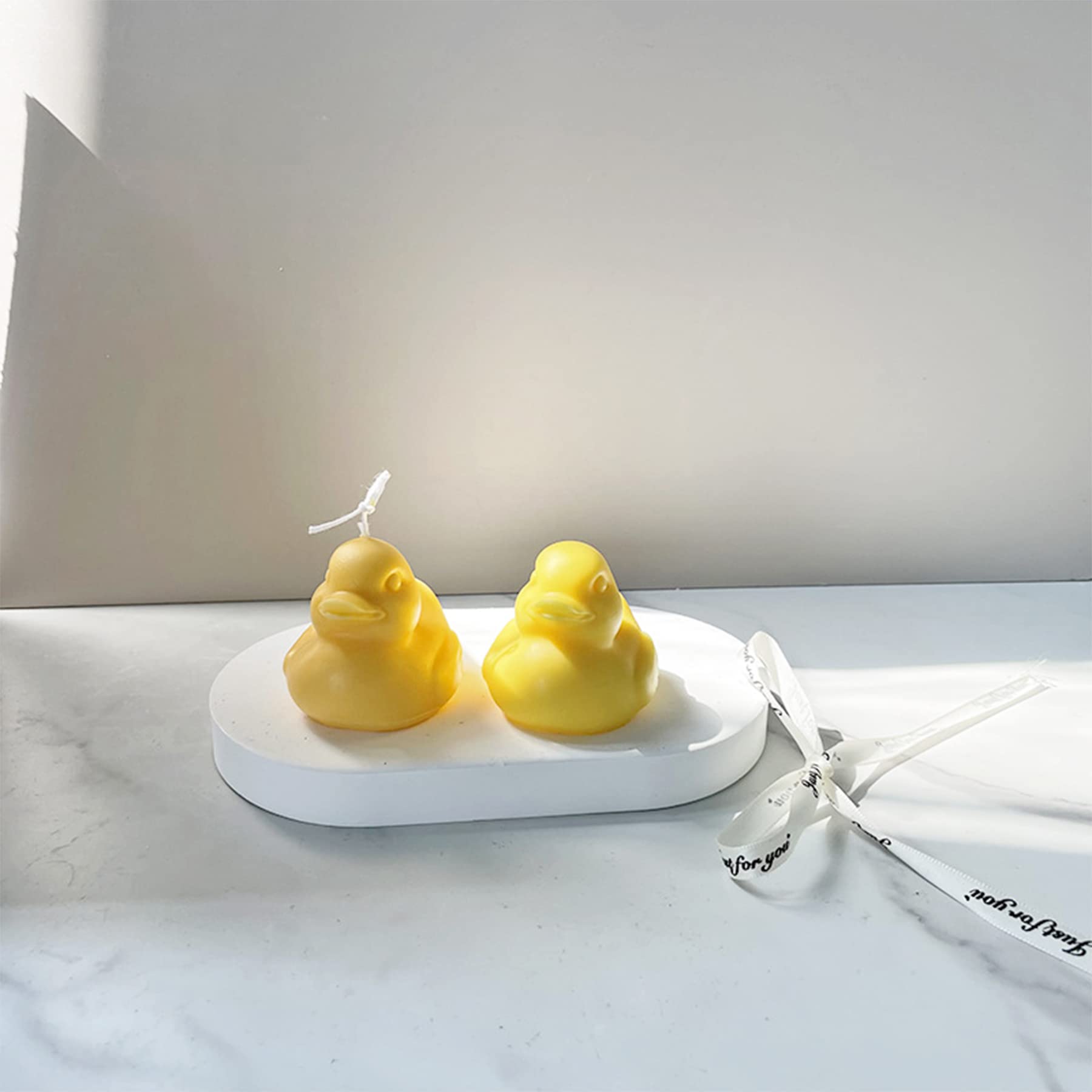 Stampo In Silicone 3D A Forma Di Anatra Per Candele, Resina, Cioccolato, Fondente – Fai Da Te Carino - 3