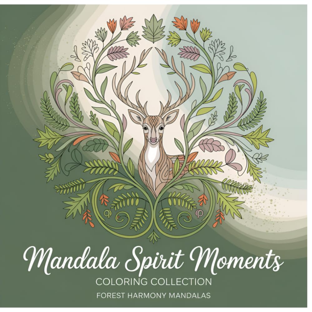 Forest Harmony Mandalas: A Peaceful Nature Coloring Book for Mindful Relaxation (Series Overview — Mandala Spirit Moments Coloring Collection)