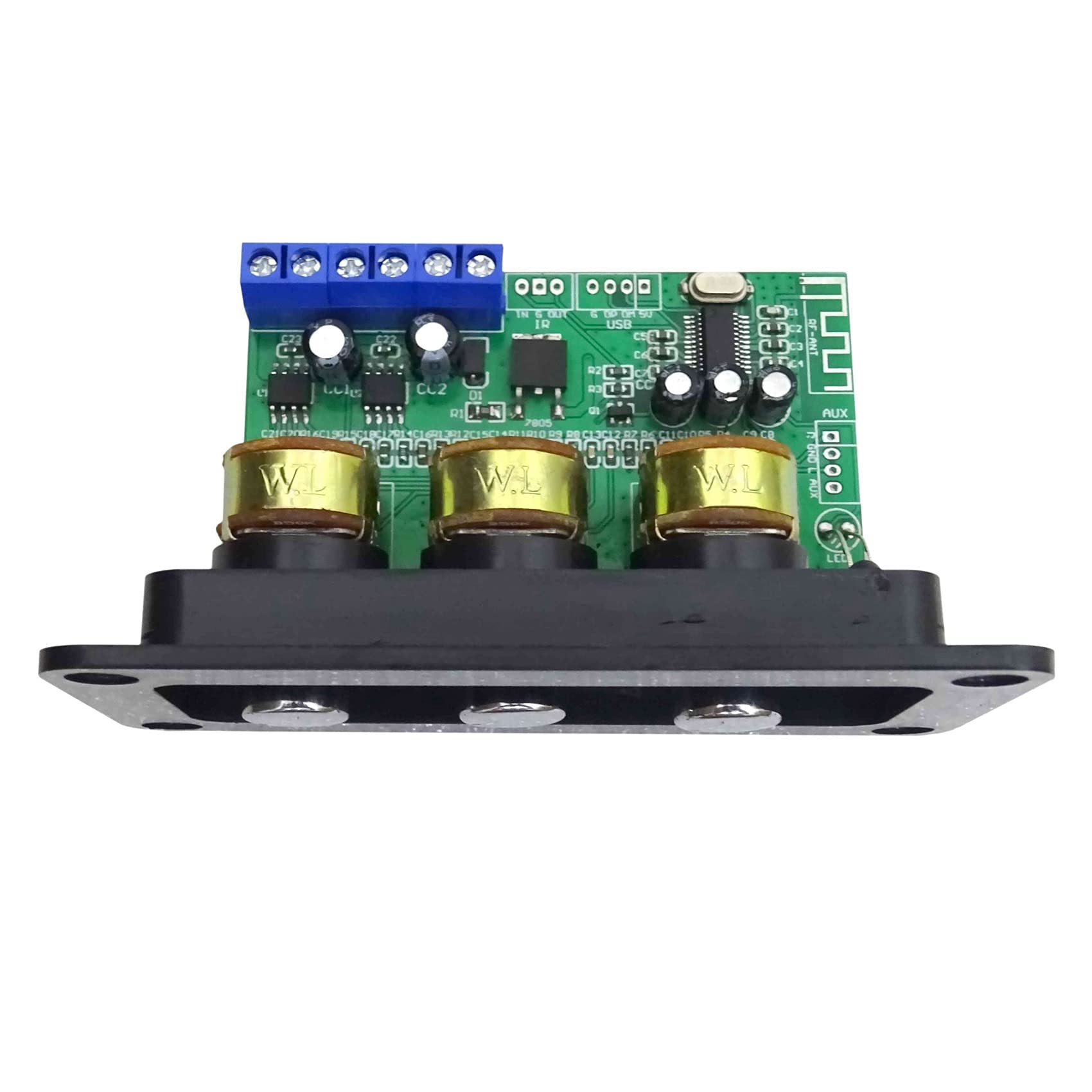 10X Carte Audio de Puissance D'Amplificateur Bluetooth 20Wx2 Amplificateurs Sonores D'Ampli Stéréo AUX U Décodeur