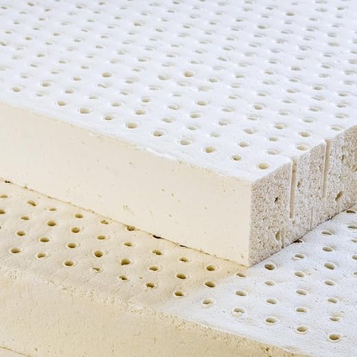 100% Natural Latex Mattress Topper - Medium - 3" Queen