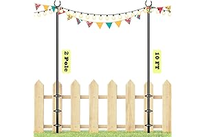 Premium 10ft String Light Poles: Elevate Your Outdoor Lighting