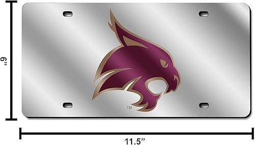 Miniatura 747 de Rico Industries Placa de matrícula de metal con incrustaciones láser de Florida Gators de la NCAA plateado,Alternativo,Negro -,Negro/Plata,Azul,azul