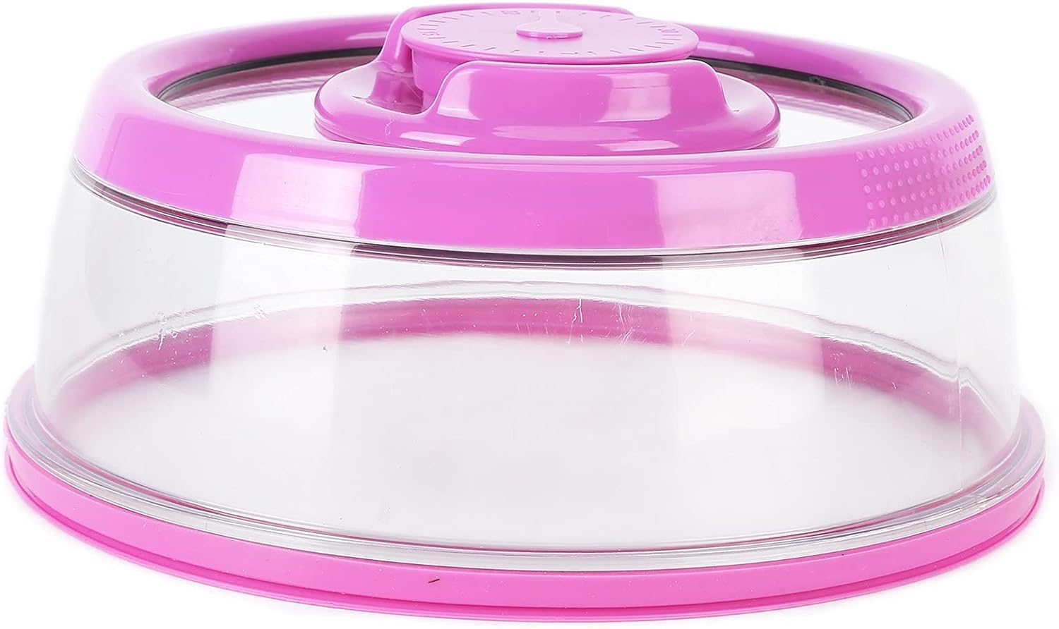 Wusdayer Microwave Cover,Microwave Splatter Cover,Durable Vacuum Air tight Food Sealer Cover with Freshness Keeping Film Food Sealer Lid for Home Kitchen(purple)